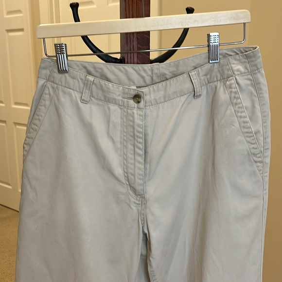 LL Bean Women's High Rise Khaki Pants - Picture 2 of 8